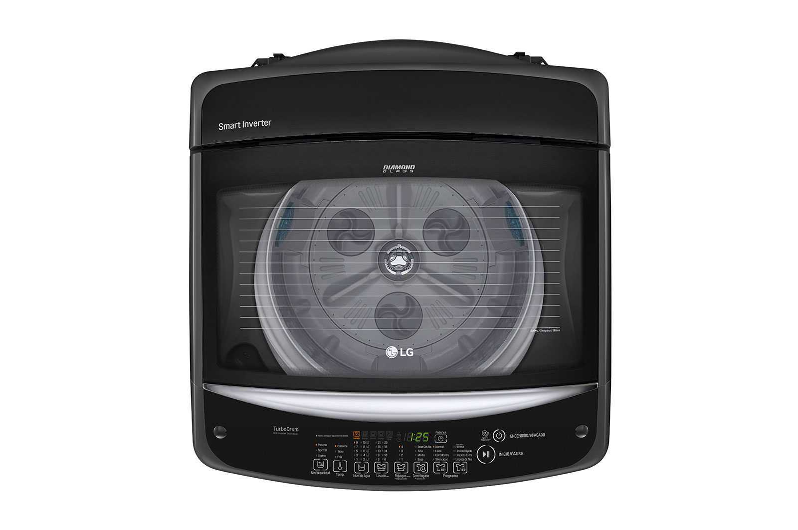 LG Lavadora de Carga Superior con motor Smart Inverter y capacidad total de 19 kilos, WT19BSB