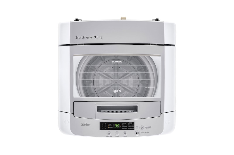 LG Lavadora de Carga Superior con motor Smart Inverter y capacidad total de 9 Kilos, WT9WPB2