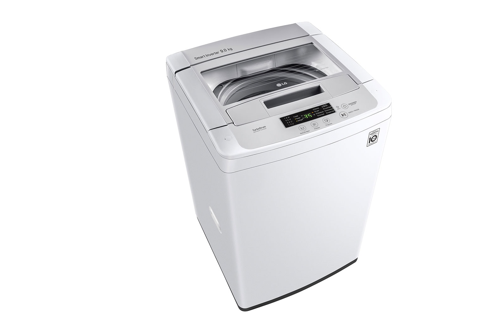 LG Lavadora de Carga Superior con motor Smart Inverter y capacidad total de 9 Kilos, WT9WPB2