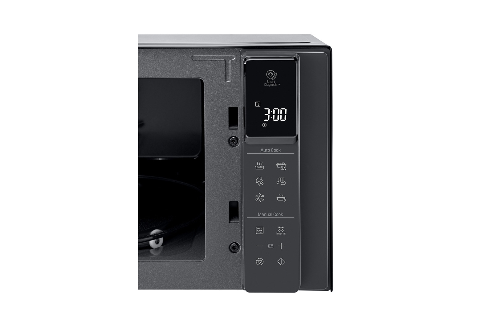 LG Horno Microondas con Grill 25 Litros, MH6596DIR