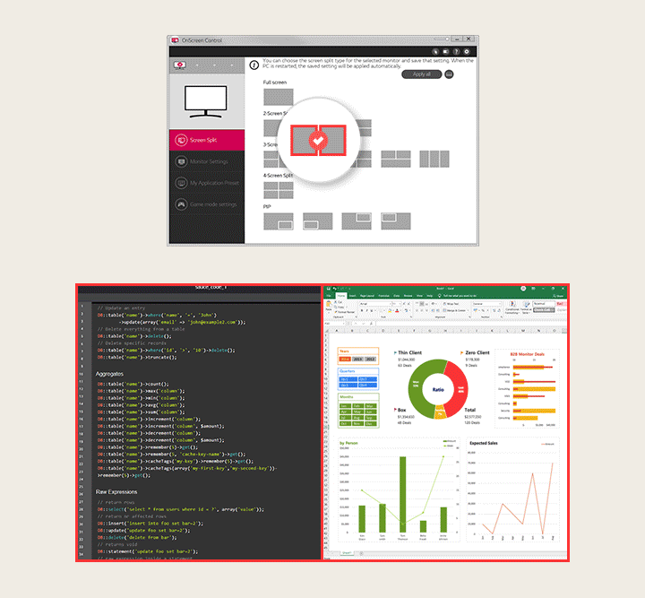 OnScreen Control offering Easier User Interface. 