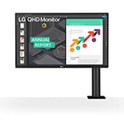 LG 27'' QHD (2560x1440) Ergo IPS Monitor con USB Type-C™, 27QN880-B