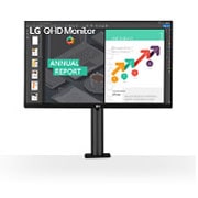 LG 27'' QHD (2560x1440) Ergo IPS Monitor con USB Type-C™, 27QN880-B