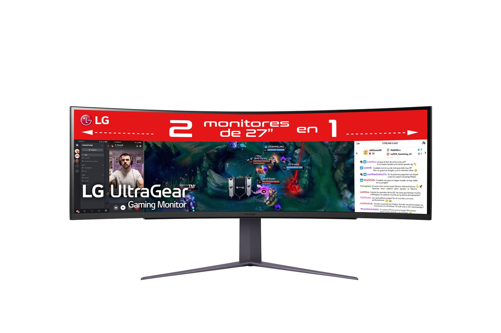 MONITOR LG 27 PULGADAS, LED 27GN60R-B, GAMING ULTRAGEAR, PUERTO 2