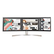 LG Monitor LED curvo de LG 49WL95C-W de 49 pulgadas 32:9 UltraWide Dual QHD IPS con HDR 10, 49WL95C-WE