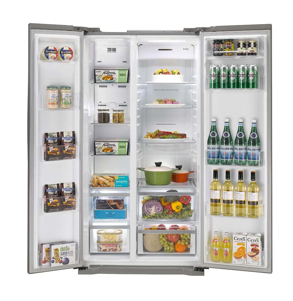 LG Refrigerador Side by Side con tecnología Inverter Linear Compressor y capacidad total de 522 L, GC-B207GLQV