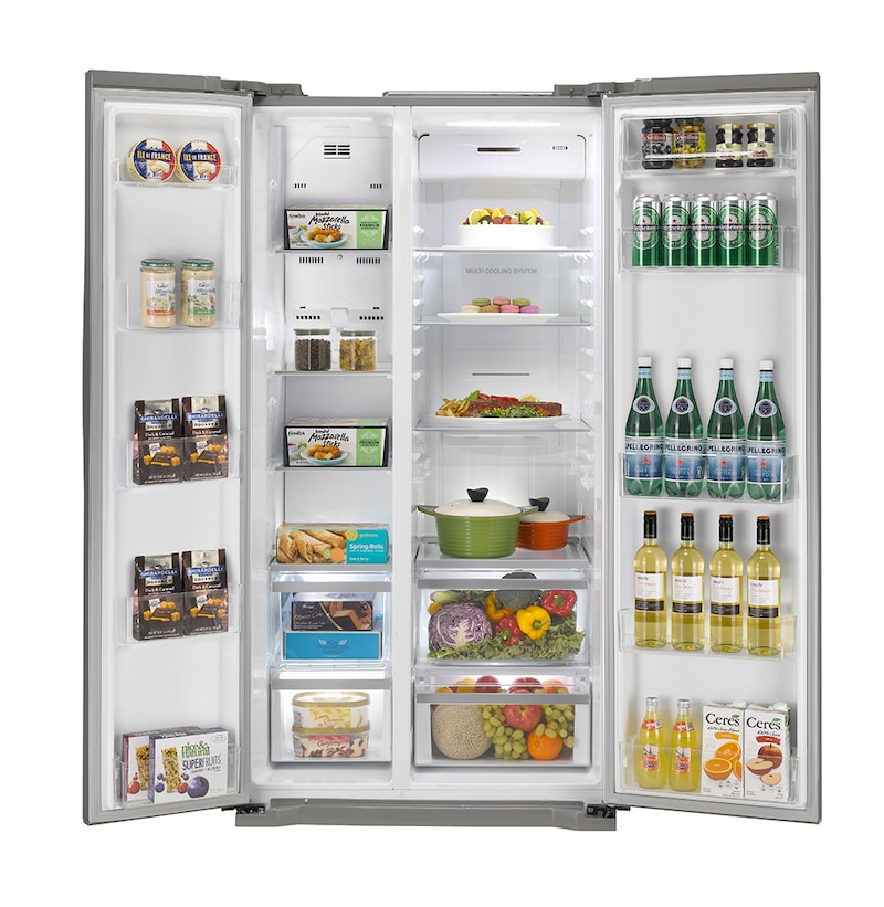 LG Refrigerador Side by Side con tecnología Inverter Linear Compressor y capacidad total de 522 L, GC-B207GLQV