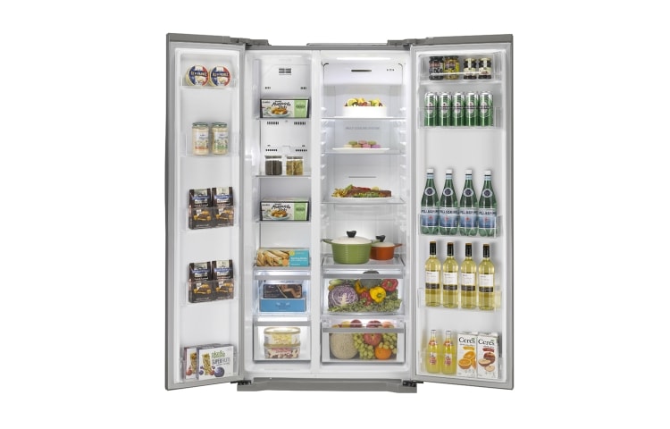 LG Refrigerador Side by Side con tecnología Inverter Linear Compressor y capacidad total de 522 L, GC-B207GLQV