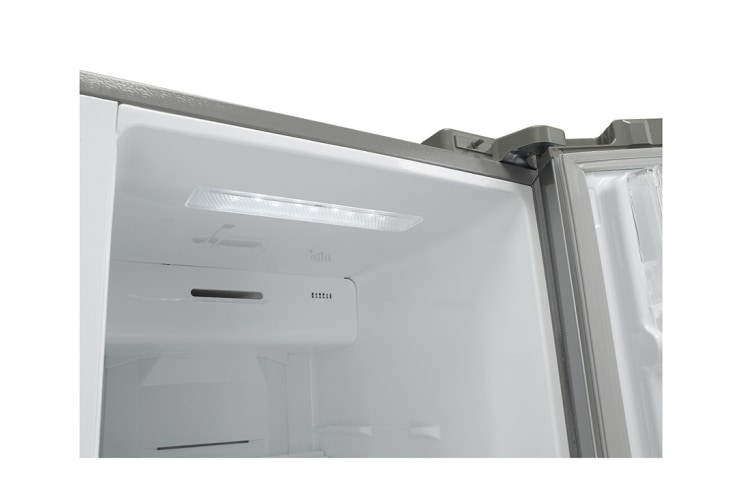 LG Refrigerador Side by Side con tecnología Inverter Linear Compressor y capacidad total de 522 L, GC-B207GLQV