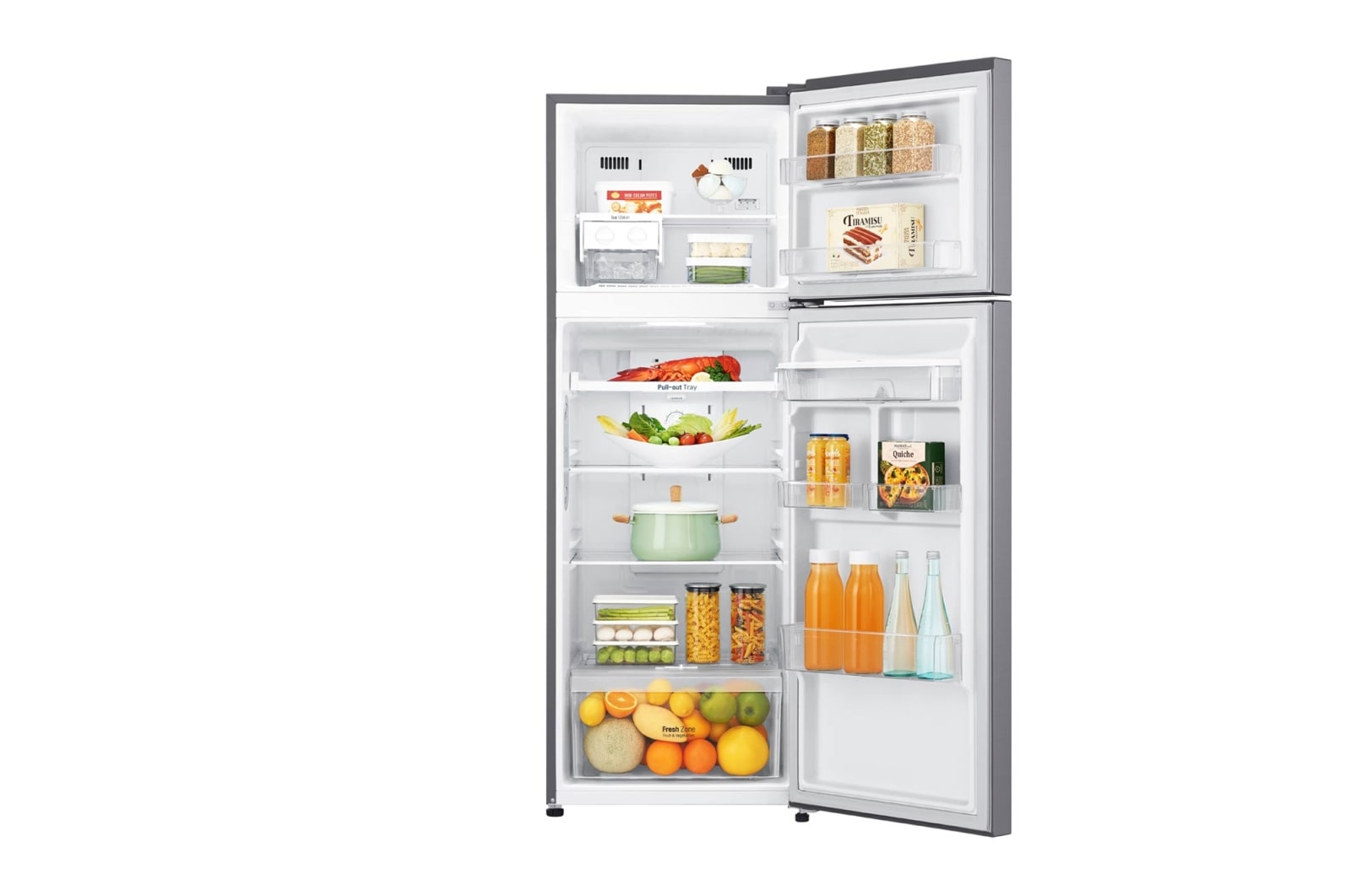 LG Refrigerador Top Freezer con motor Smart Inverter Compressor y capacidad total de 254 Litros, GT29WPPDC