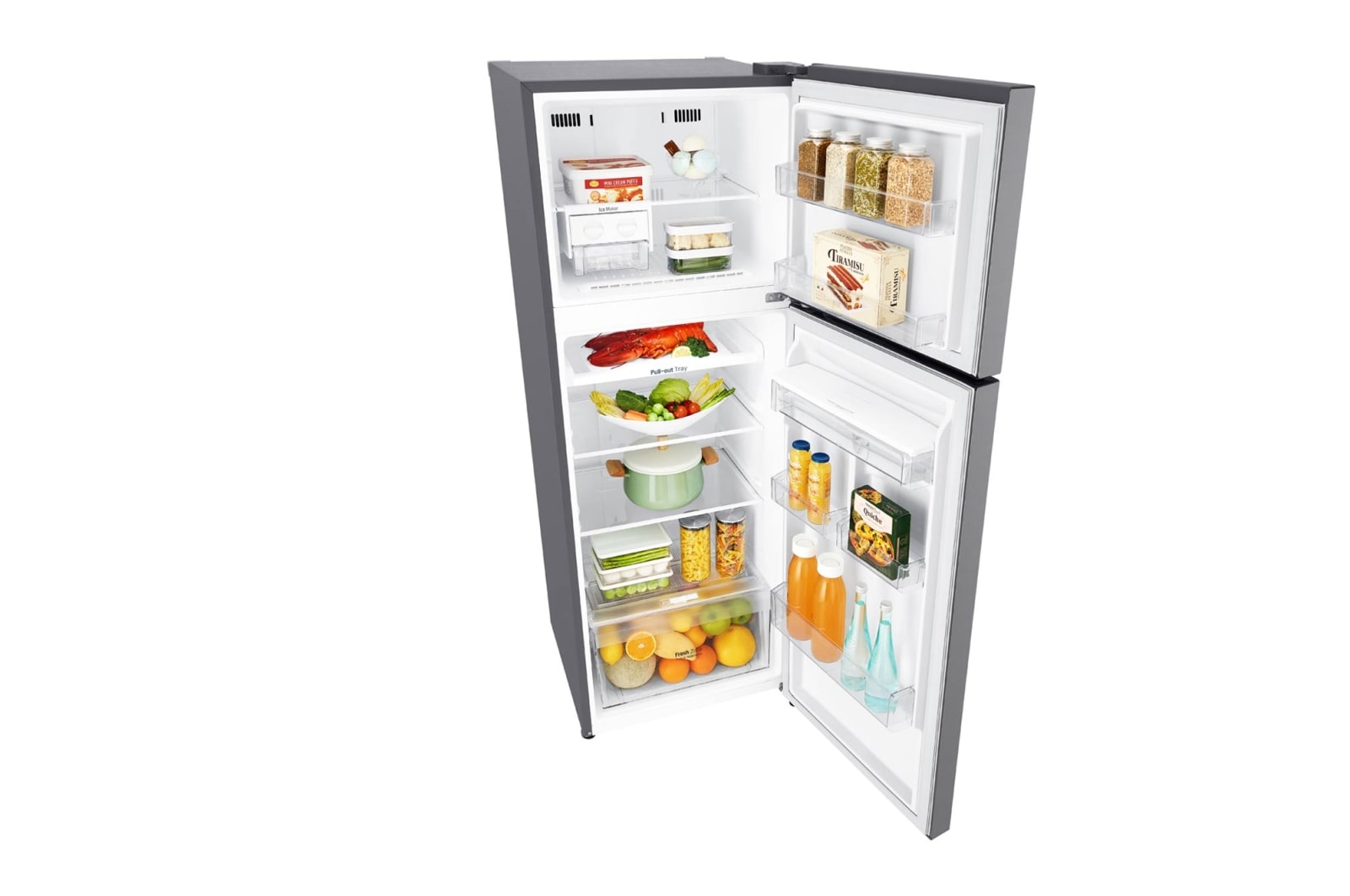 LG Refrigerador Top Freezer con motor Smart Inverter Compressor y capacidad total de 254 Litros, GT29WPPDC