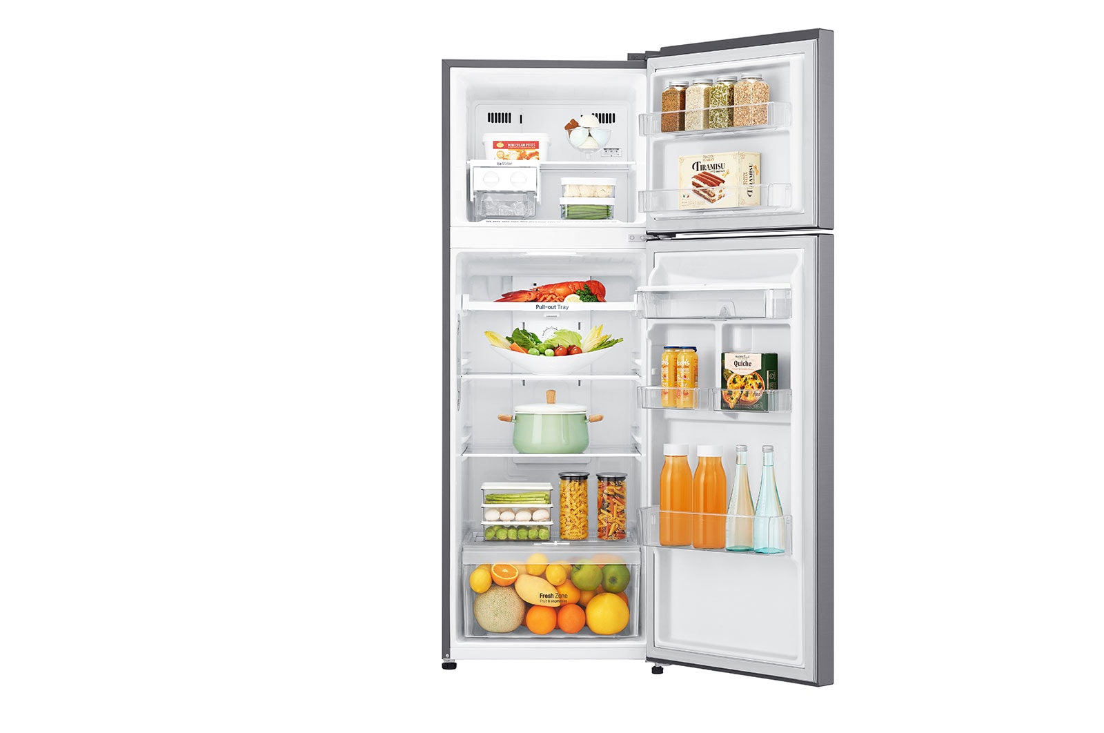 LG Refrigerador Top Freezer con motor Smart Inverter Compressor y capacidad total de 312 Litros, GT32WPPDC