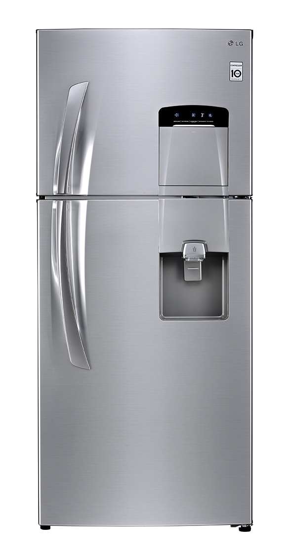 LG Refrigerador Top Freezer con tecnología No Frost y con capacidad total de 413 L, GT46HGP