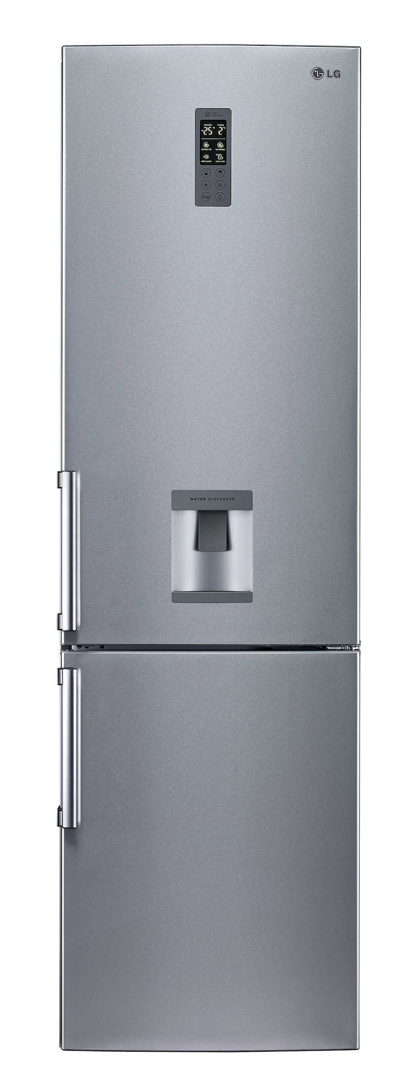 LG Refrigerador Bottom Freezer con dispensador de agua, capacidad de 339 L y manillas de fácil acceso, GW-F459BSQW