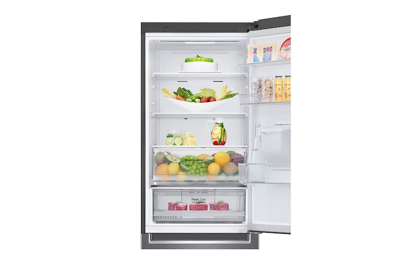 LG Refrigerador Bottom Freezer con motor Inverter Linear Compressor y capacidad total de 336 Lts, LB37SPGK