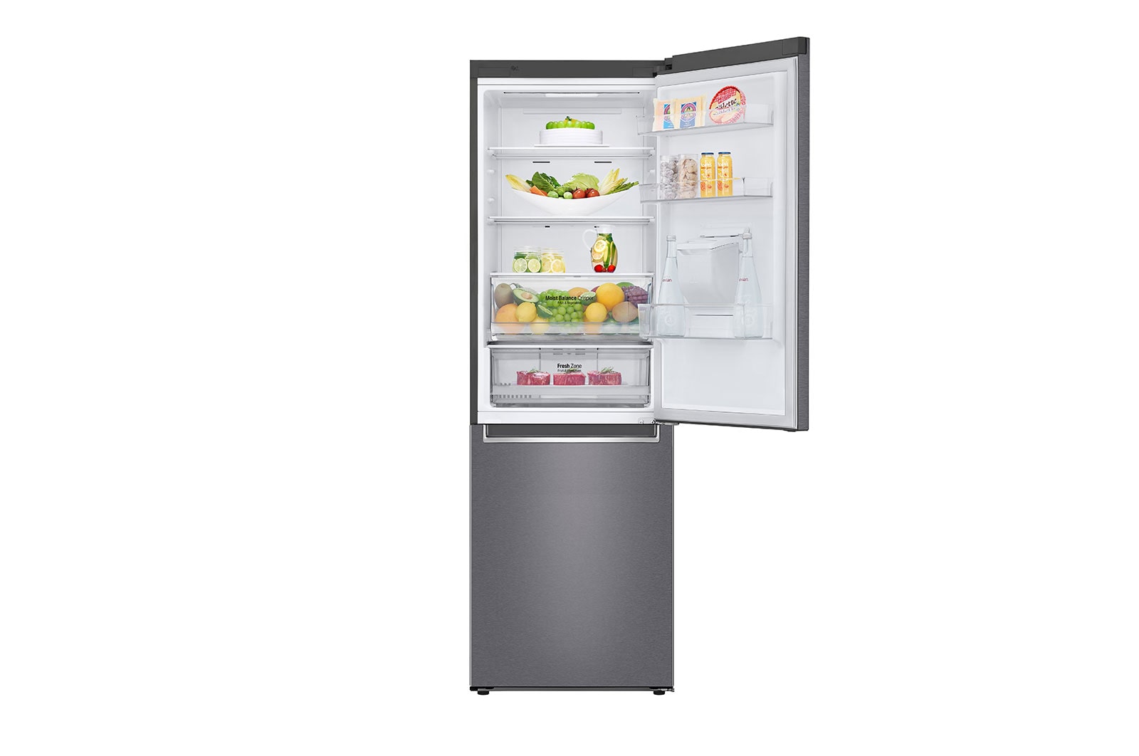 LG Refrigerador Bottom Freezer con motor Inverter Linear Compressor y capacidad total de 336 Lts, LB37SPGK