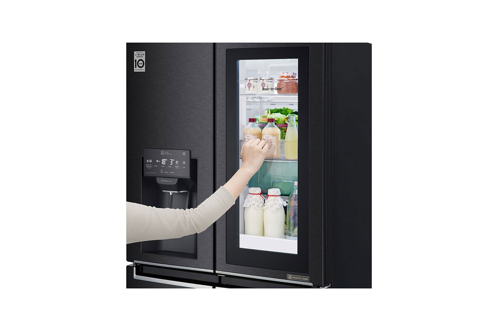 LG Refrigerador French Door de 423 L con Instaview™ Door in Door ® Slim, LM57SXTAF