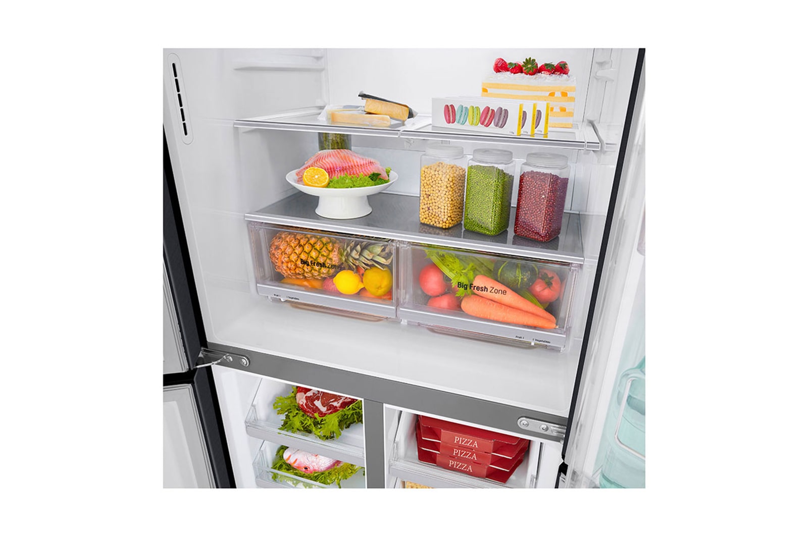 LG Refrigerador French Door de 423 L con Instaview™ Door in Door ® Slim, LM57SXTAF