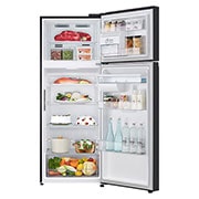 front open with food stored