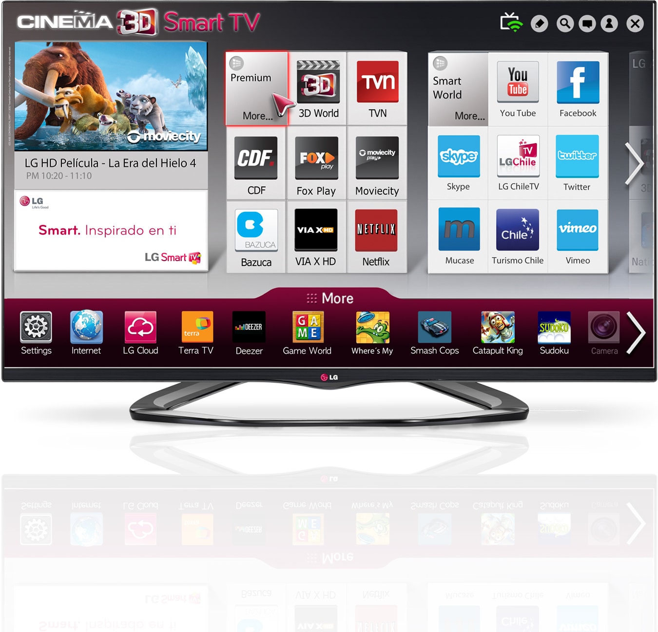 LG CINEMA 3D Smart TV FHD 42