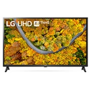 LG UHD AI ThinQ 43" UP75 4K Smart TV, α5 AI Processor, 43UP7500PSF