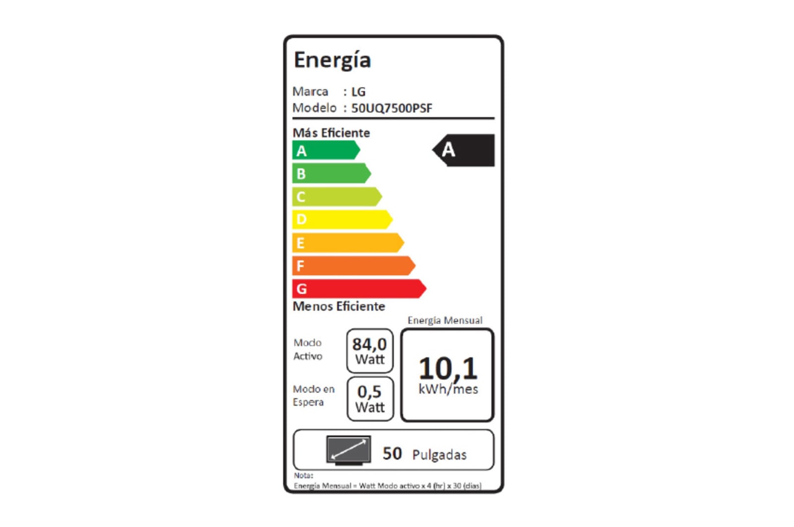 LG UHD ThinQ AI 50'' UQ7500 4K Smart TV, 4K Procesador Inteligente α5 generación 5, 50UQ7500PSF