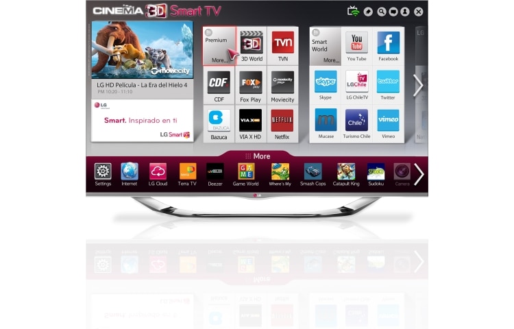 LG CINEMA 3D Smart TV FHD 55" LA6900, 55LA6900