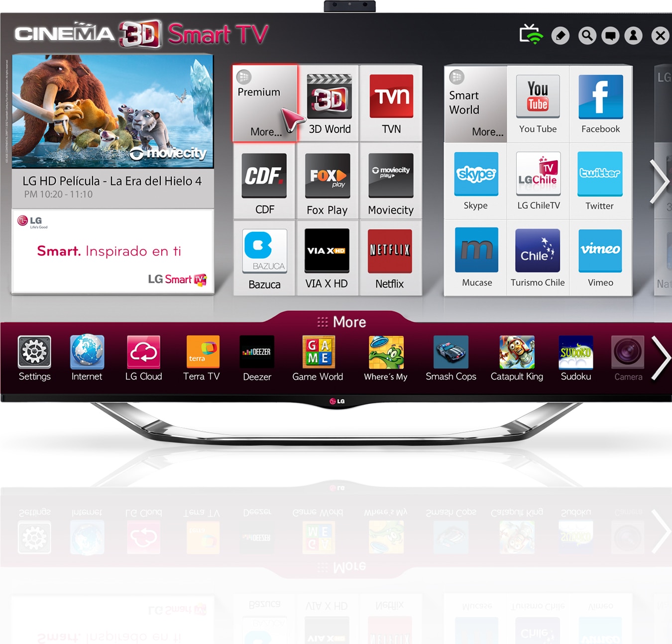 LG CINEMA 3D Smart TV FHD 55" LA8600, 55LA8600