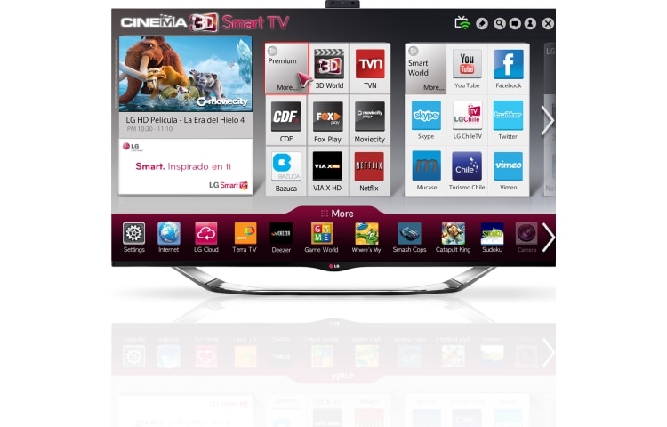 LG CINEMA 3D Smart TV FHD 55" LA8600, 55LA8600