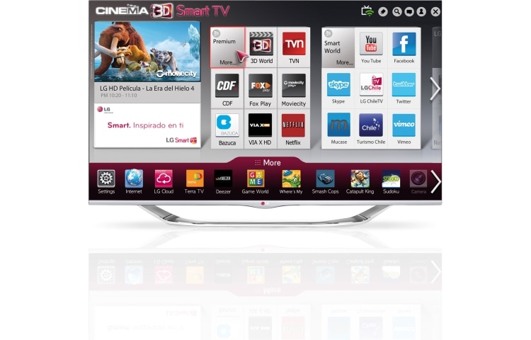 LG CINEMA 3D Smart TV FHD 60" LA7400, 60LA7400