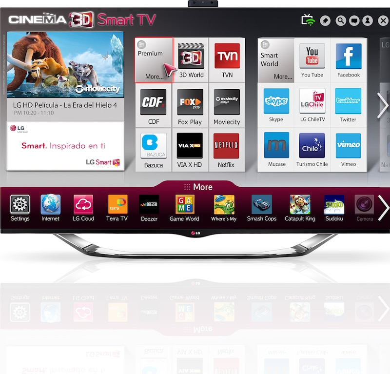 LG CINEMA 3D Smart TV FHD 60" LA8600, 60LA8600