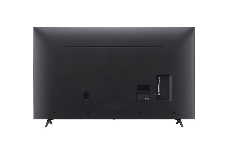 Vista trasera del TV LG UHD, UT80
