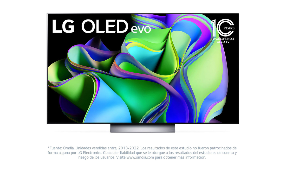 LG Televisor LG OLED evo 65'' C3 4K SMART TV con ThinQ AI 2023, OLED65C3PSA