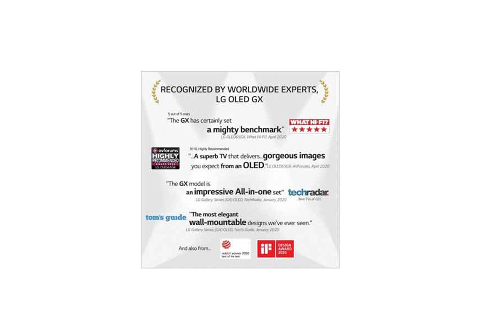 LG OLED TV 77" 4K Smart AI, OLED77GXPSA