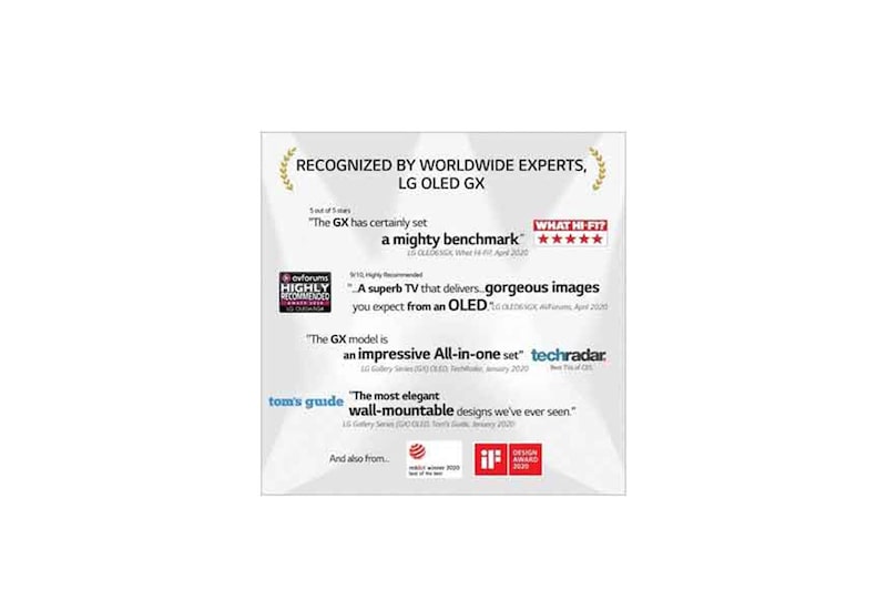 LG OLED TV 77" 4K Smart AI, OLED77GXPSA