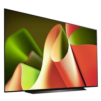 Vista lateral derecha del televisor LG OLED, OLED B4