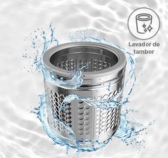 El tambor se está limpiando