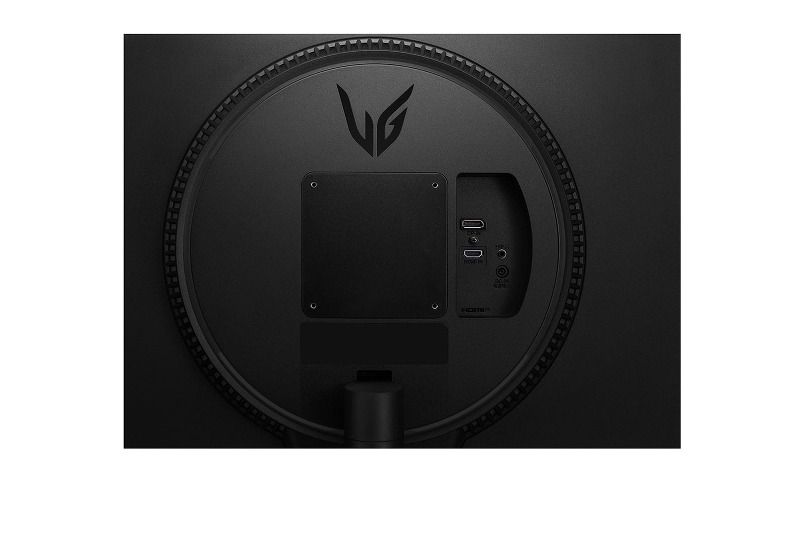 close-up view of ports