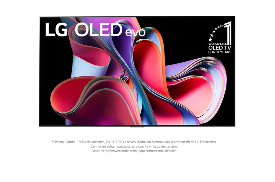 LG Televisor LG OLED evo G3 Smart 4K de 77 pulgadas 2023, OLED77G3PSA