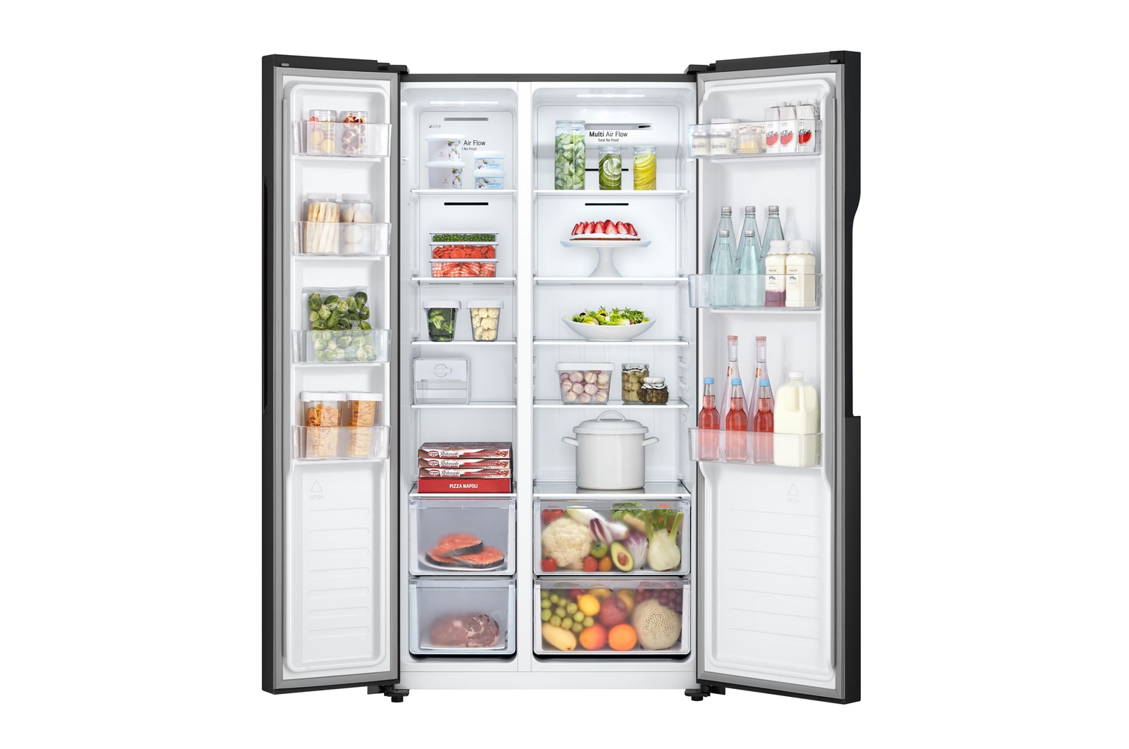 LG Refrigerador Side by Side 509L Smart Inverter, GS51MPD