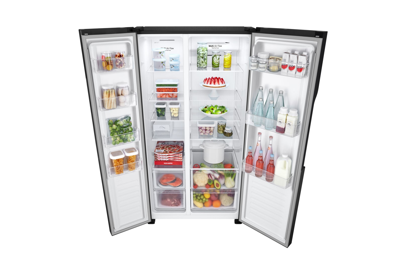 LG Refrigerador Side by Side 509L Smart Inverter, GS51MPD
