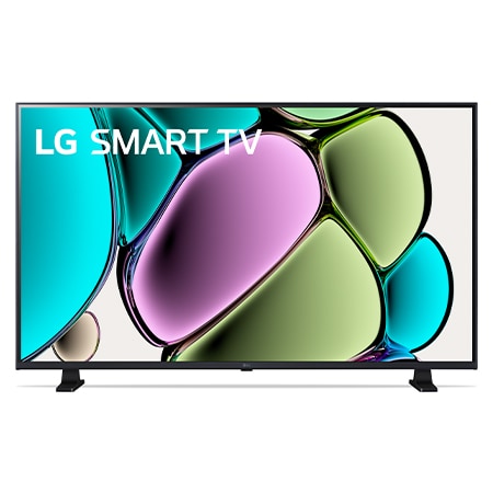 Una vista frontal del televisor LG HD