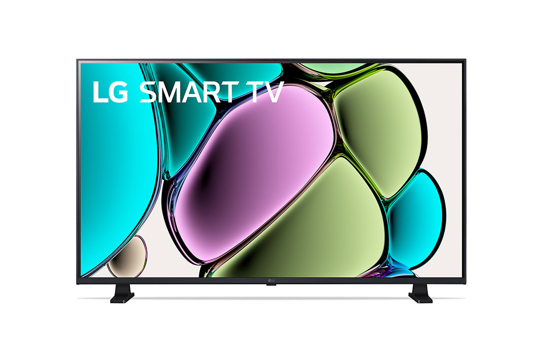 Una vista frontal del televisor LG HD