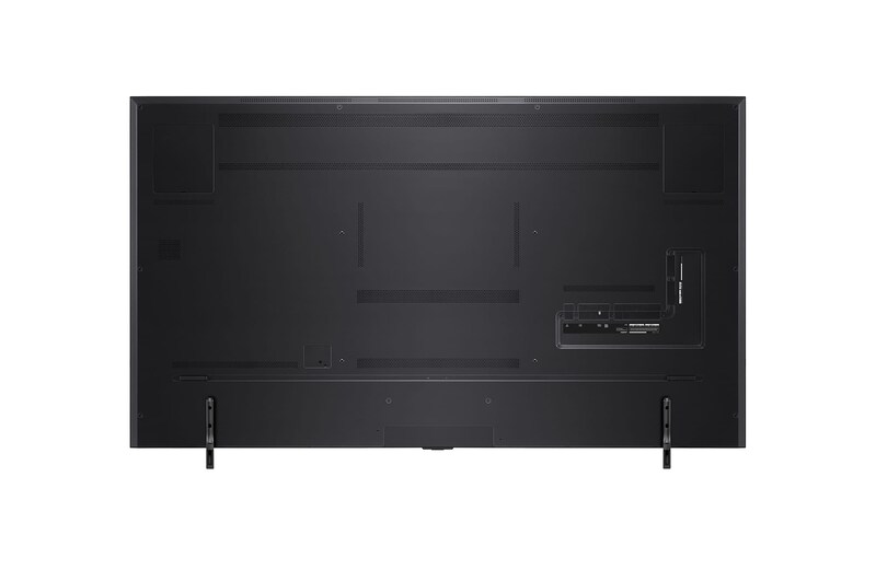 Vista trasera del televisor LG QNED, QNED99