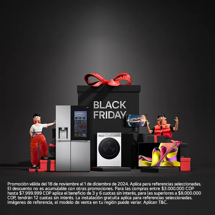 Nevera, Lavadora, TV, Monitor en regalos Black Friday