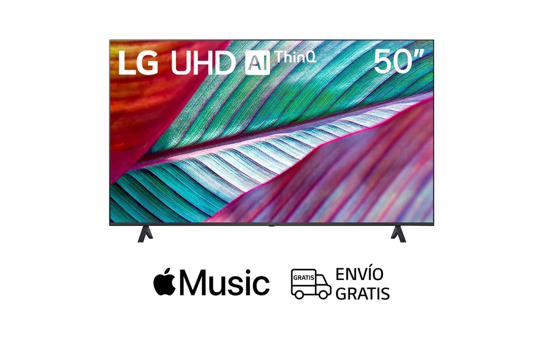 LG TV 50 Pulgadas UHD 4K - 50UR7800PSB - Más de 160 canales gratuitos, 50UR7800PSB