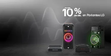 Descuento de 10% en audio LG