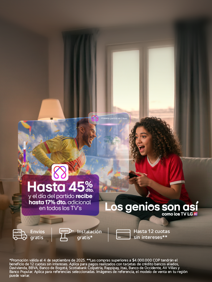 TV LG: vive el estadio en casa
