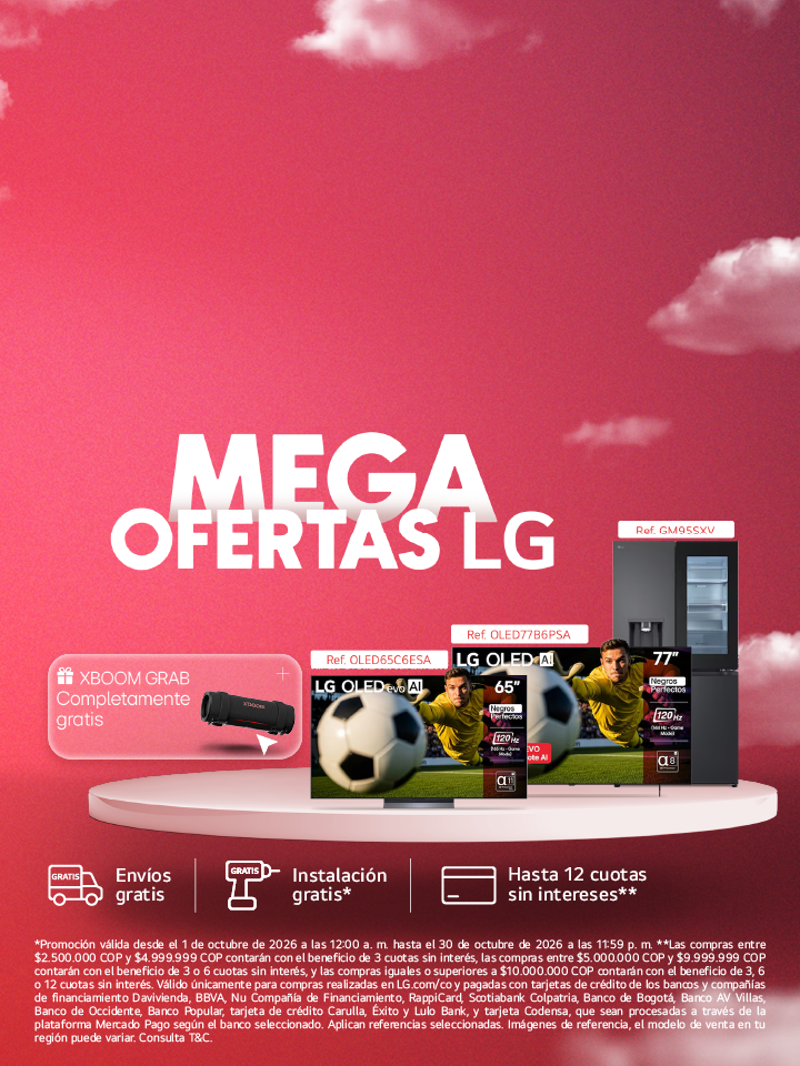 Mega descuentos LG productos LG