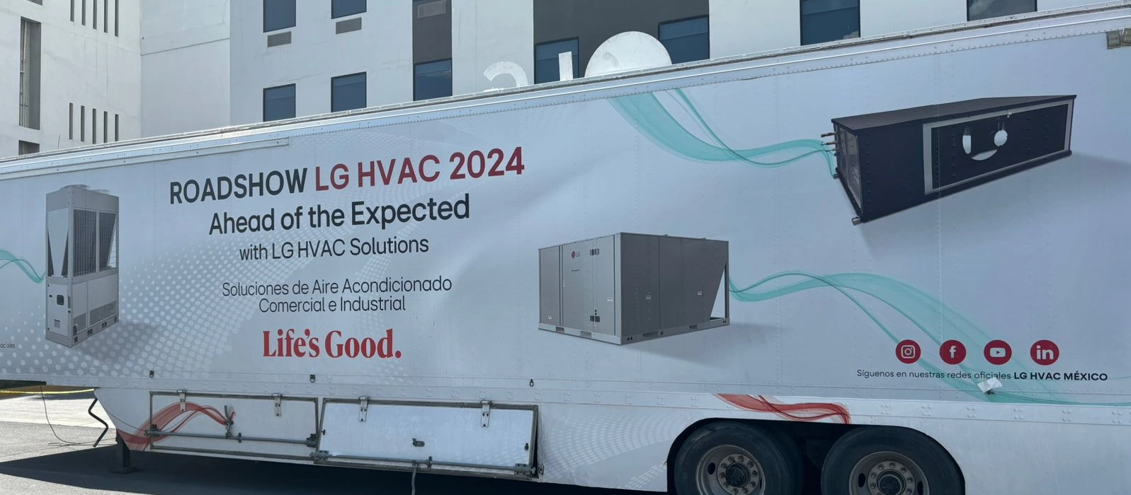 Camion RoadShow LG HVAC 2024